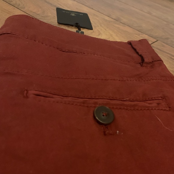 Massimo Dutti Red Wide Led Pants - Picture 3 of 7
